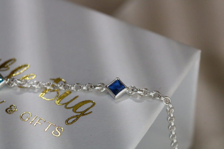 Family Prism Bracelet -Family Birthstone Bracelet