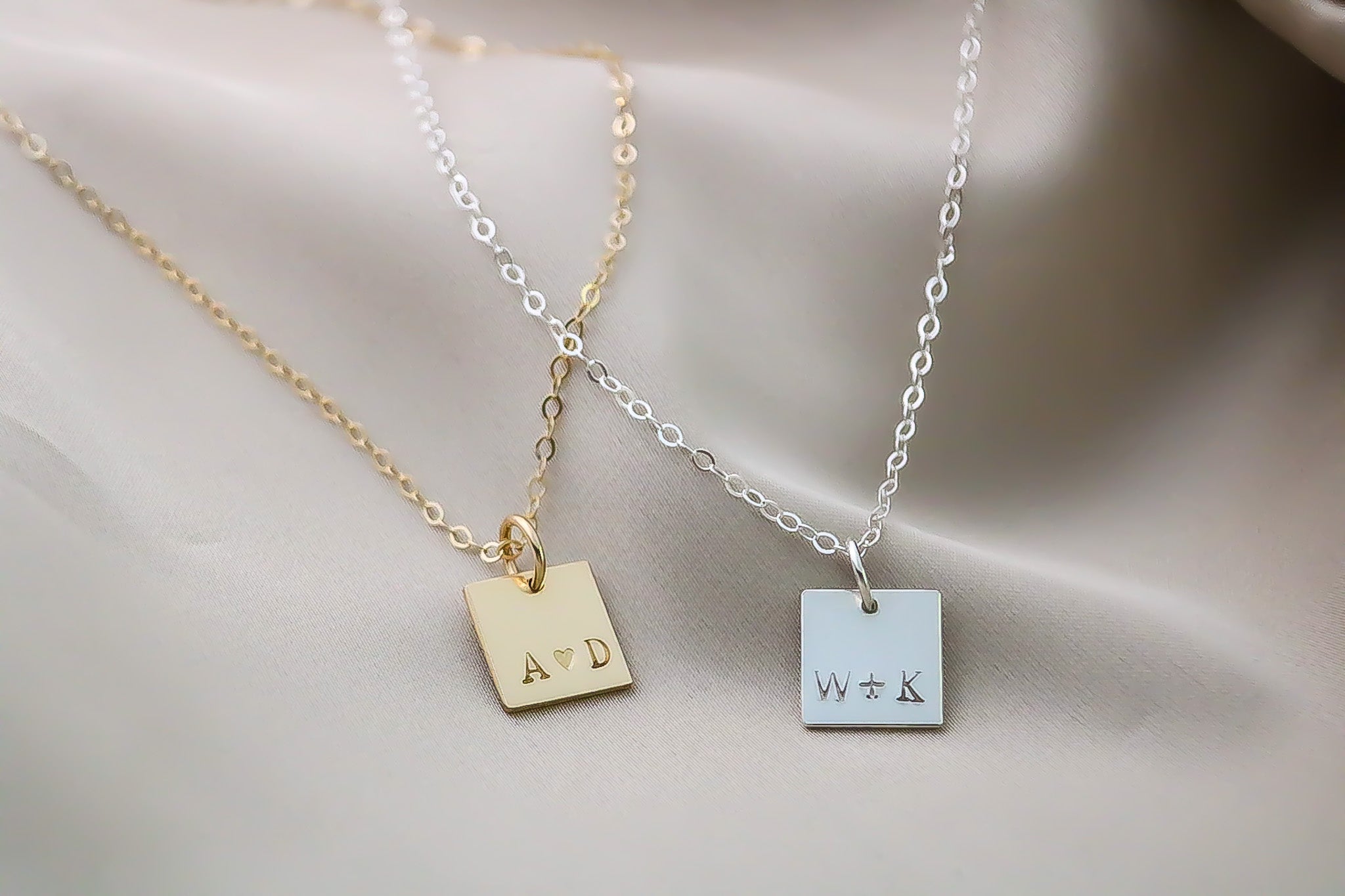 Dainty Initial Necklace – Mabel's Boutique